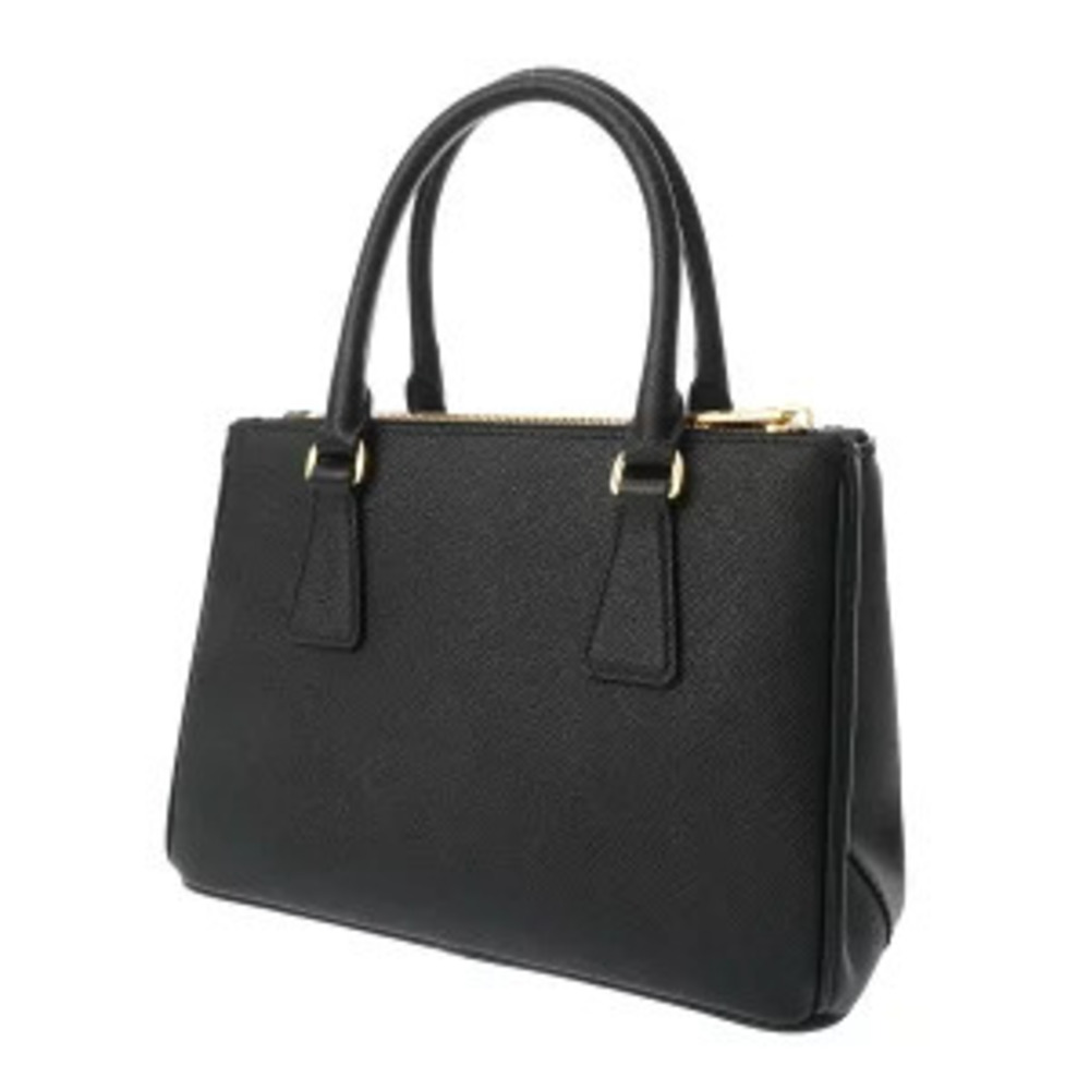 Prada Galleria Leather Handbag Bag Saffiano Black